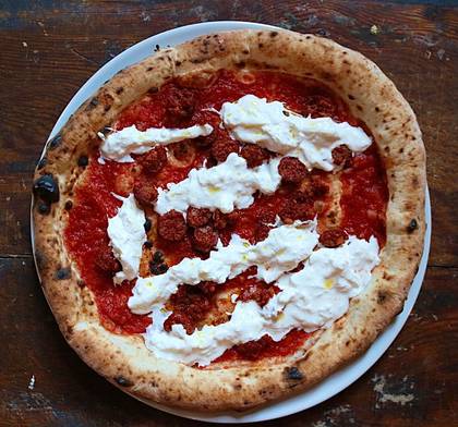 Chorizo & Stracciatella