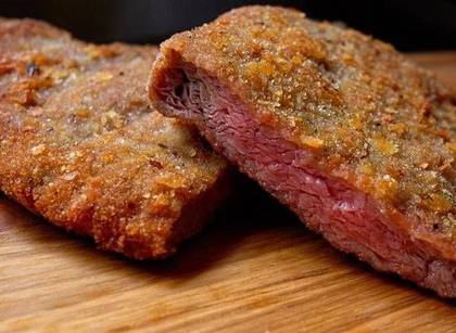 Bife de Vaca à Milanesa