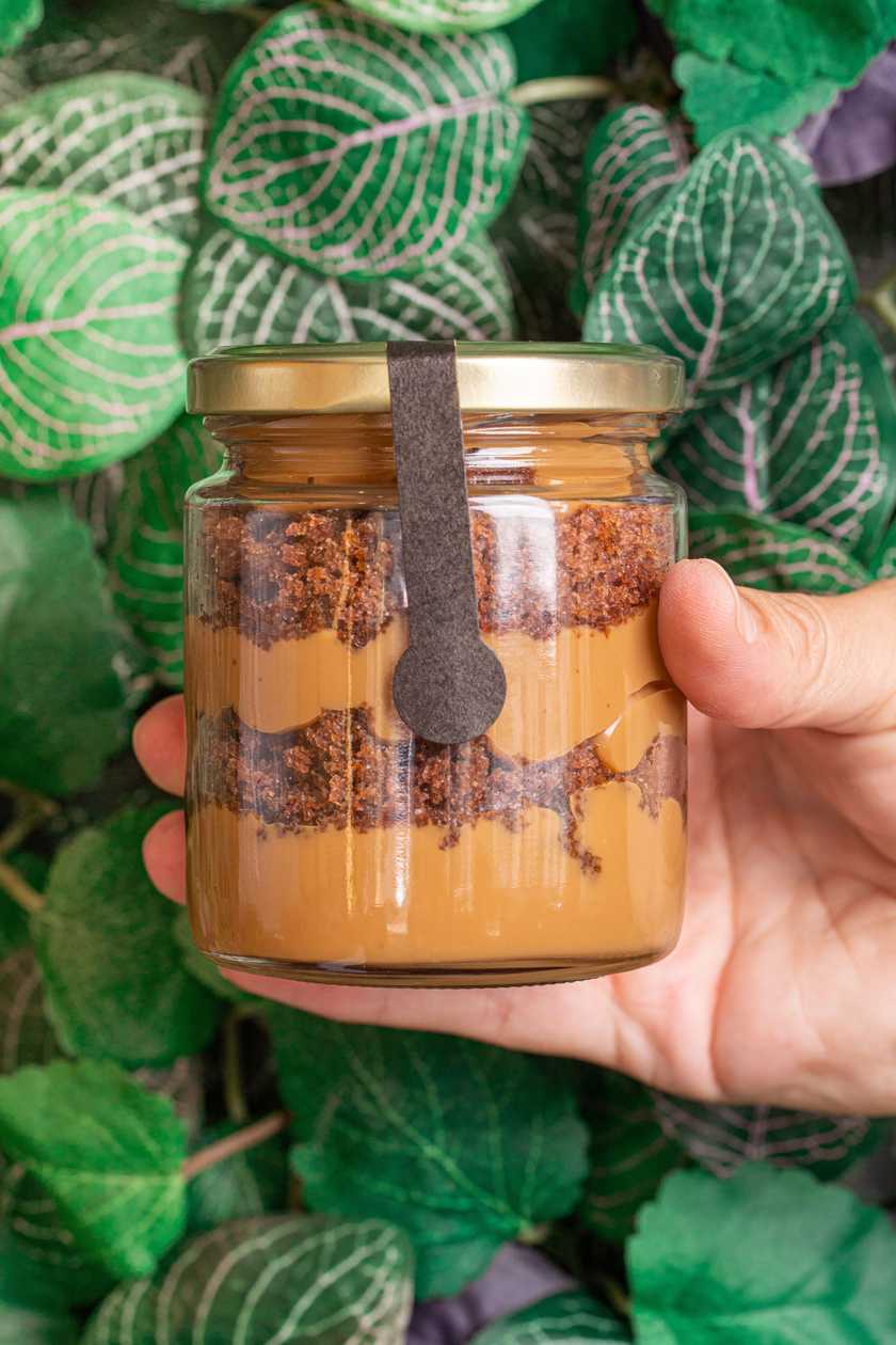 Dulce de Leche Cake in a Jar