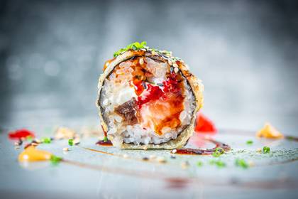 Salmon Tempura 8pcs.
