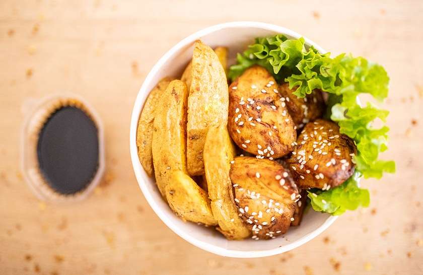 Chicken barbecue Lunch Box