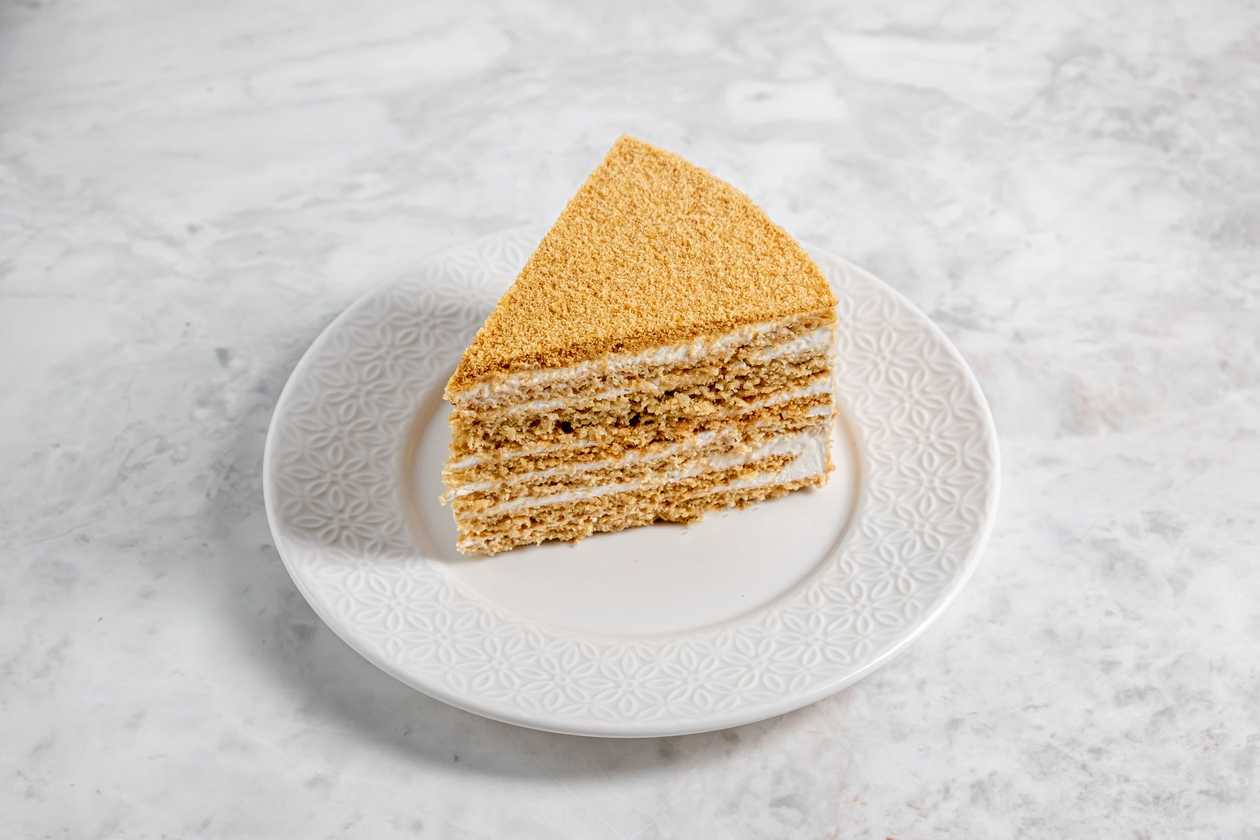 Honey Cake - slice