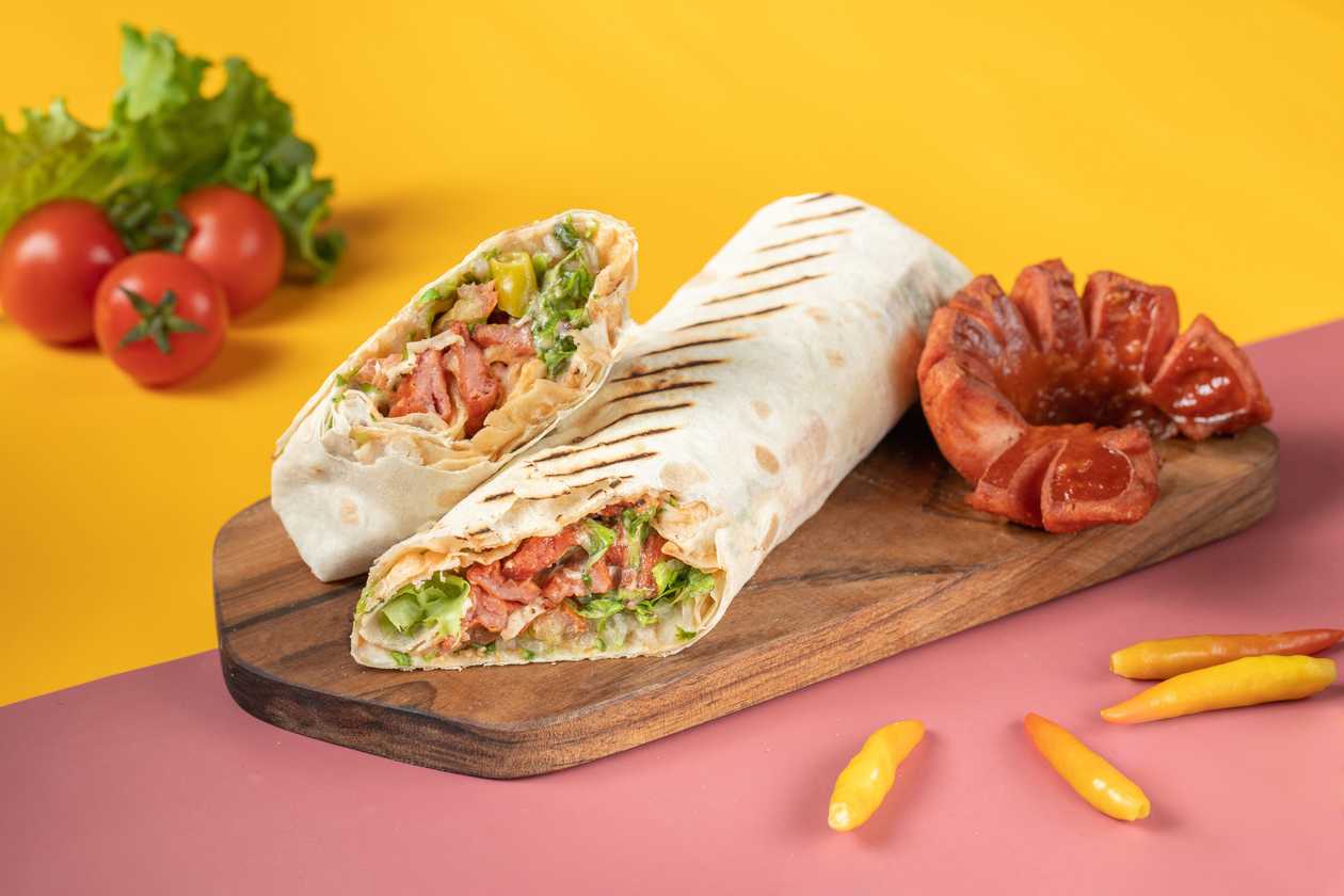 Mexican Hot-Dog In Lavash