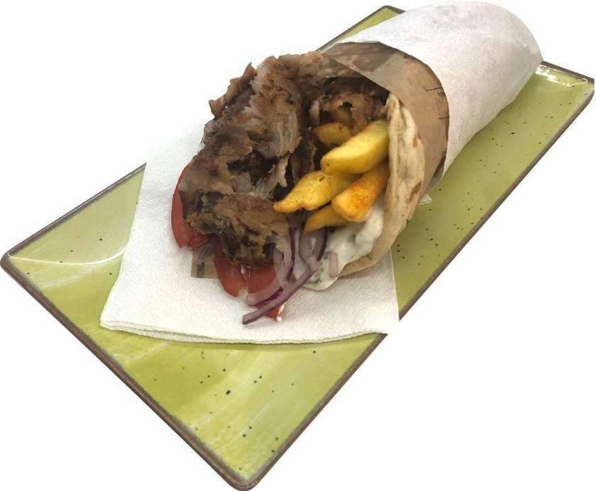 Pita gyros porc