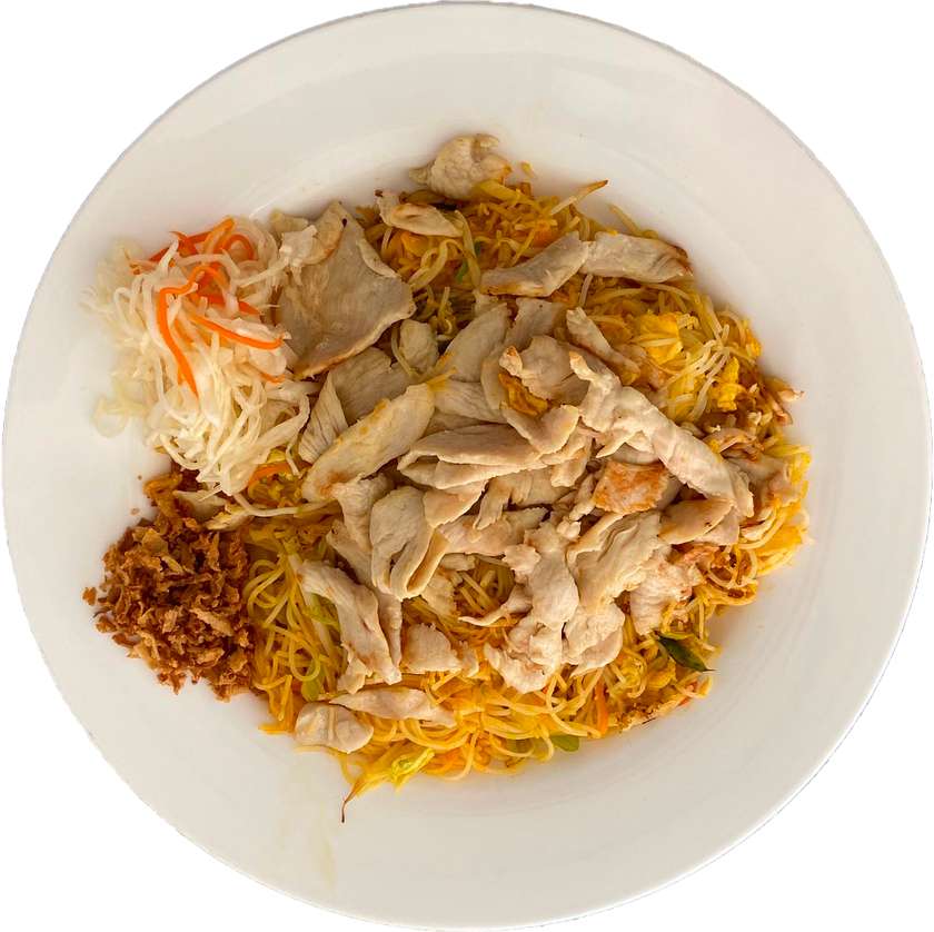 Stir-fried rice noodles