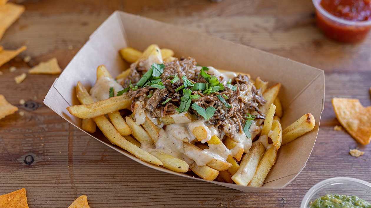 Pull Pork Cheese Fries