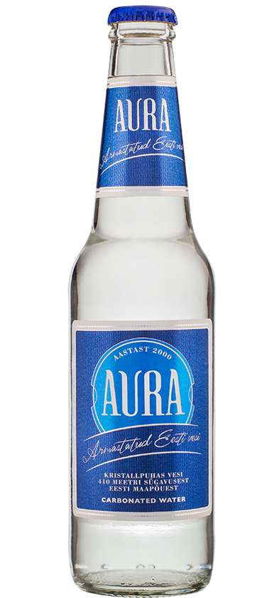 Aura gaasiga vesi 0,33 l