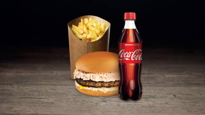 Retro Burger Meal