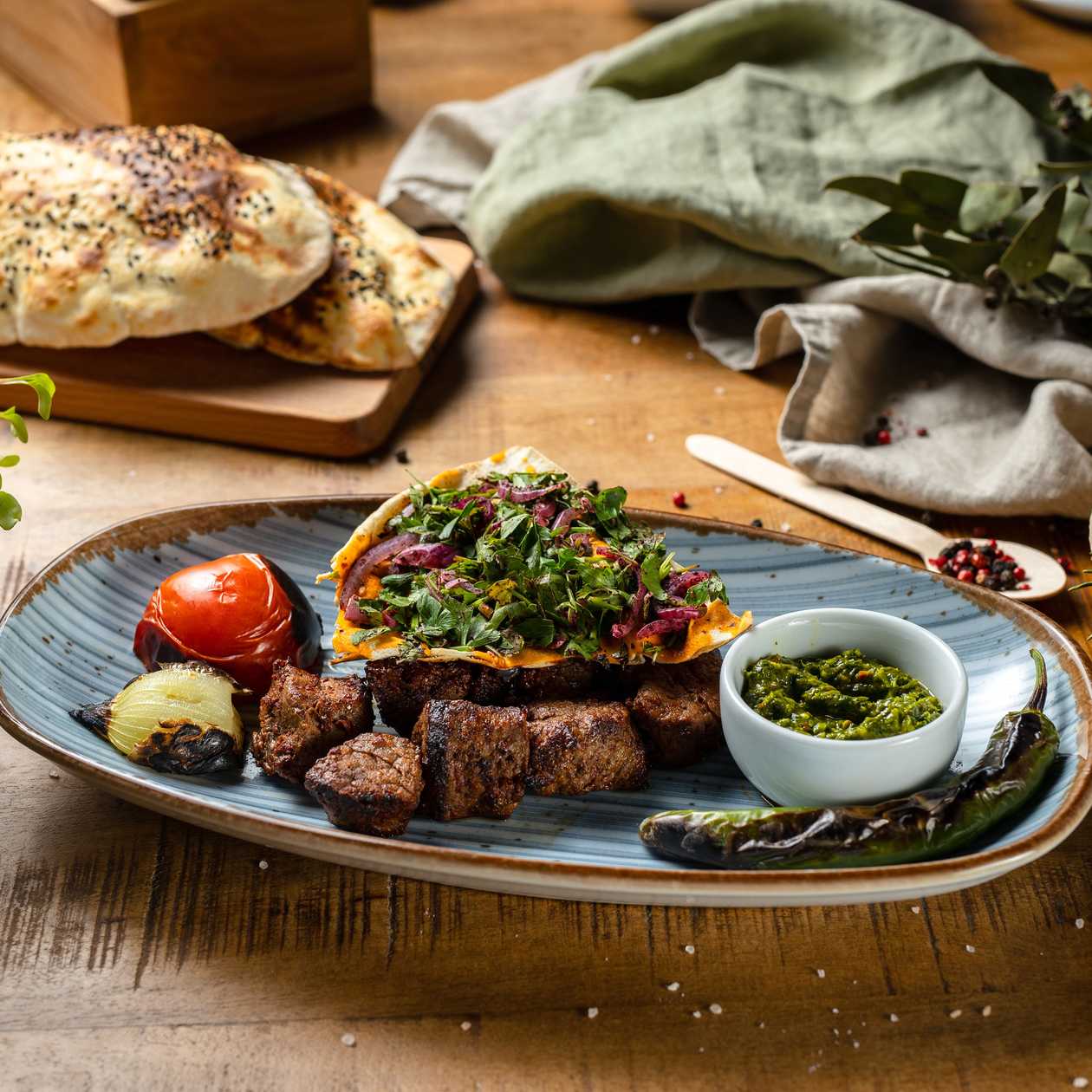 Grilled beef fillet