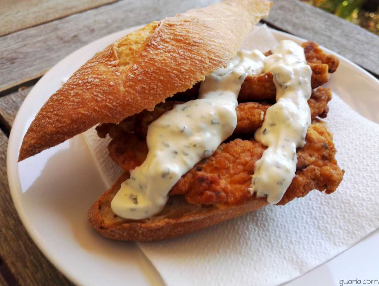 Sandes de Pando de Frango com batata