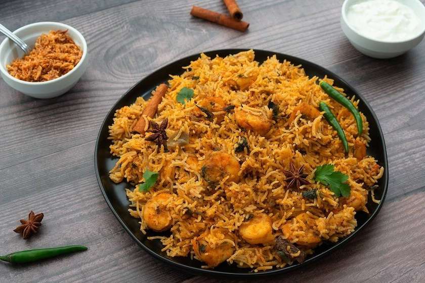Biryani de Gambas