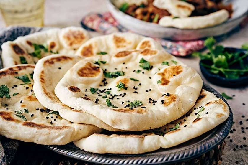 Naan com alho