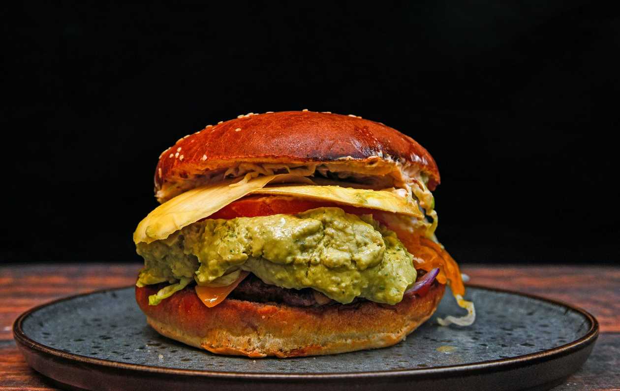 Mango Guacamole Burger