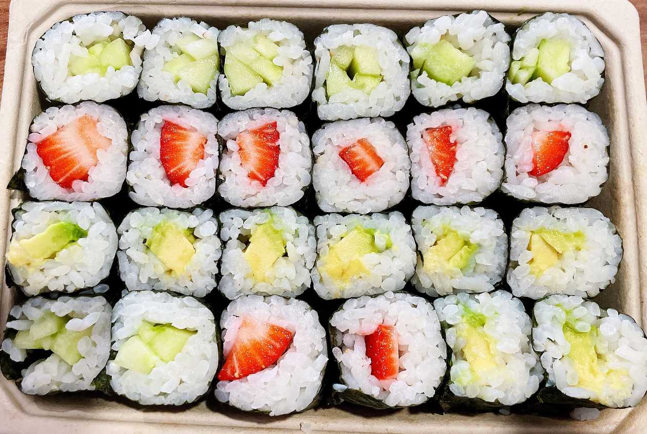 U20. Maki de Vegetais フルーツロールの組み合わせ
