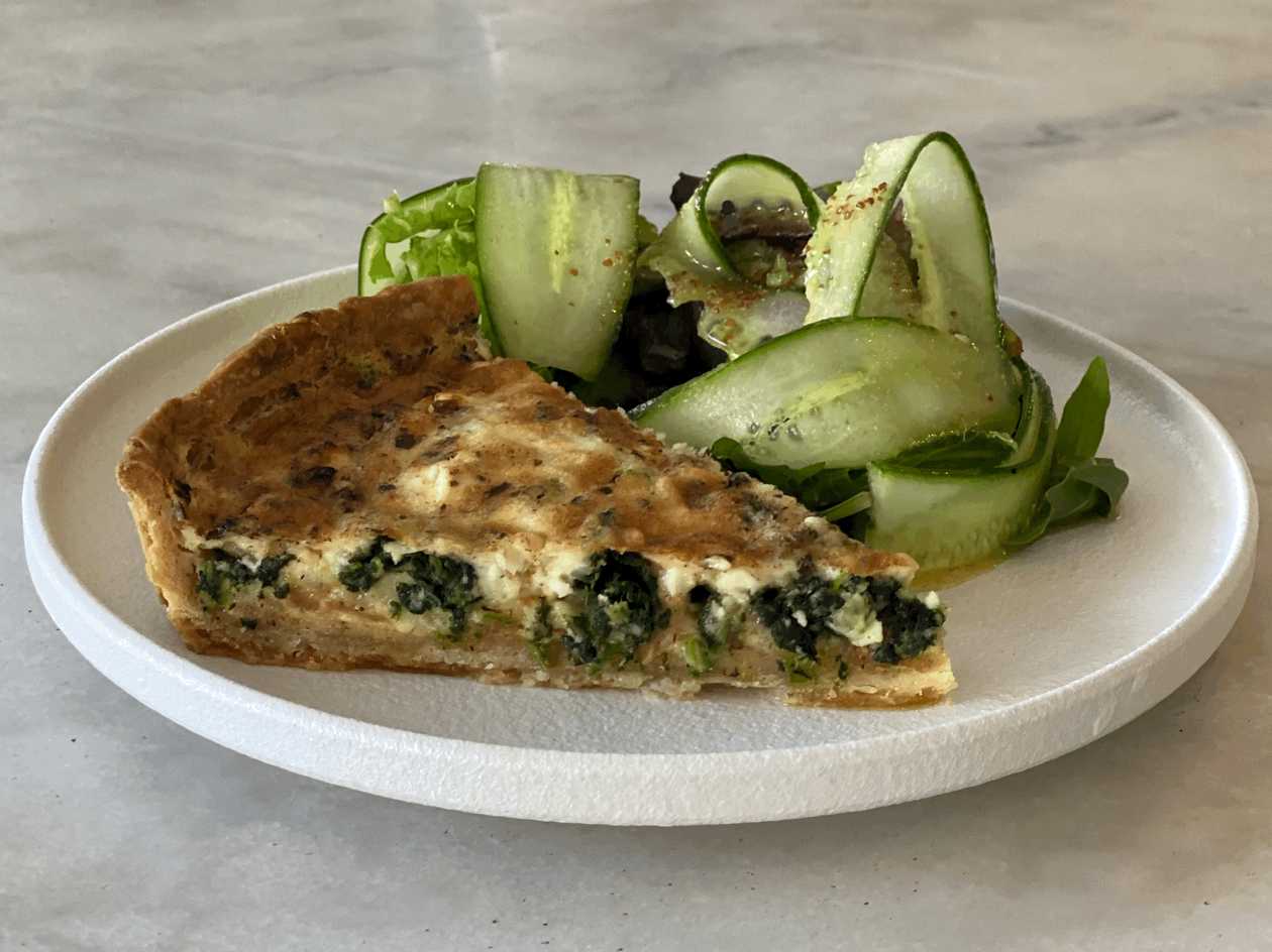 Homemade Quiche Feta