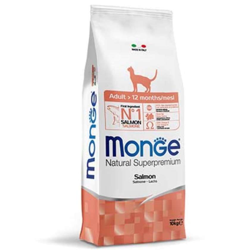 მონჯე ზრდ კატა მონოპროტეინი ორაგულით 1 კგ/Monge adult cat monoprotein salmon 1 kg