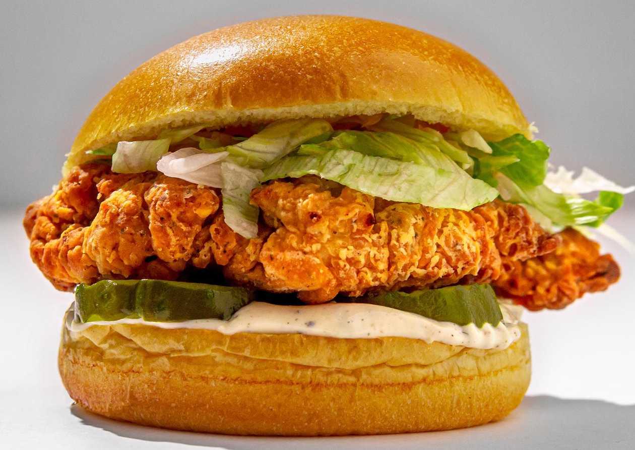 Crispy Chicken Burger Halal
