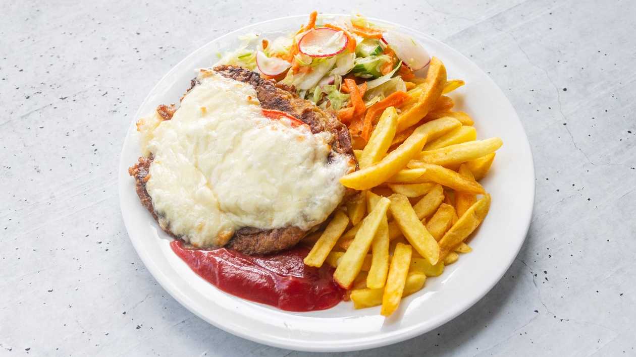 French pork chop with french fries