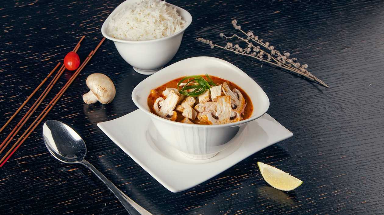 Tom Yam With Seafood