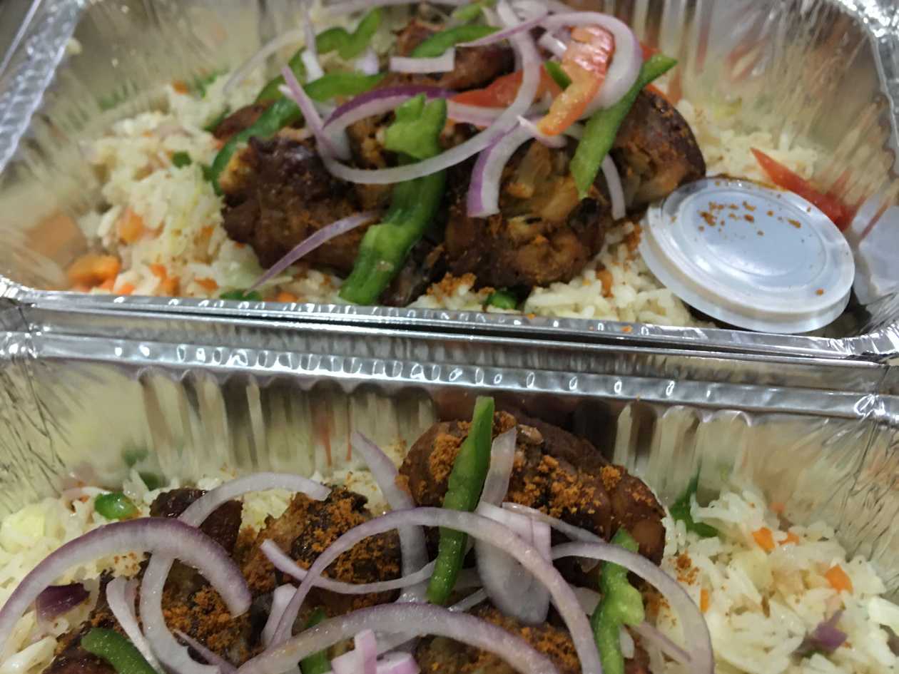 Vegetable Fried Rice & Grilled Chicken