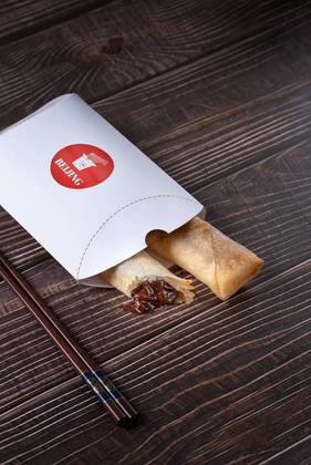 Oriental Chocolate Spring Roll