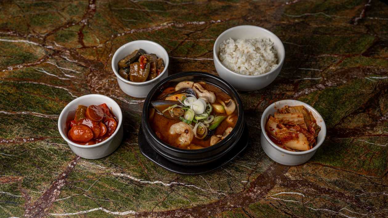 Seafood Doenjang Stew