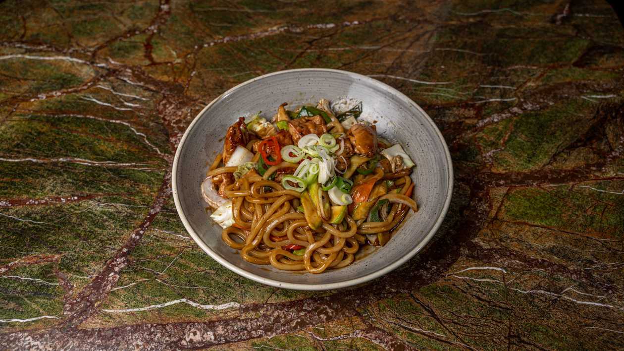Seafood Yaki U-Don