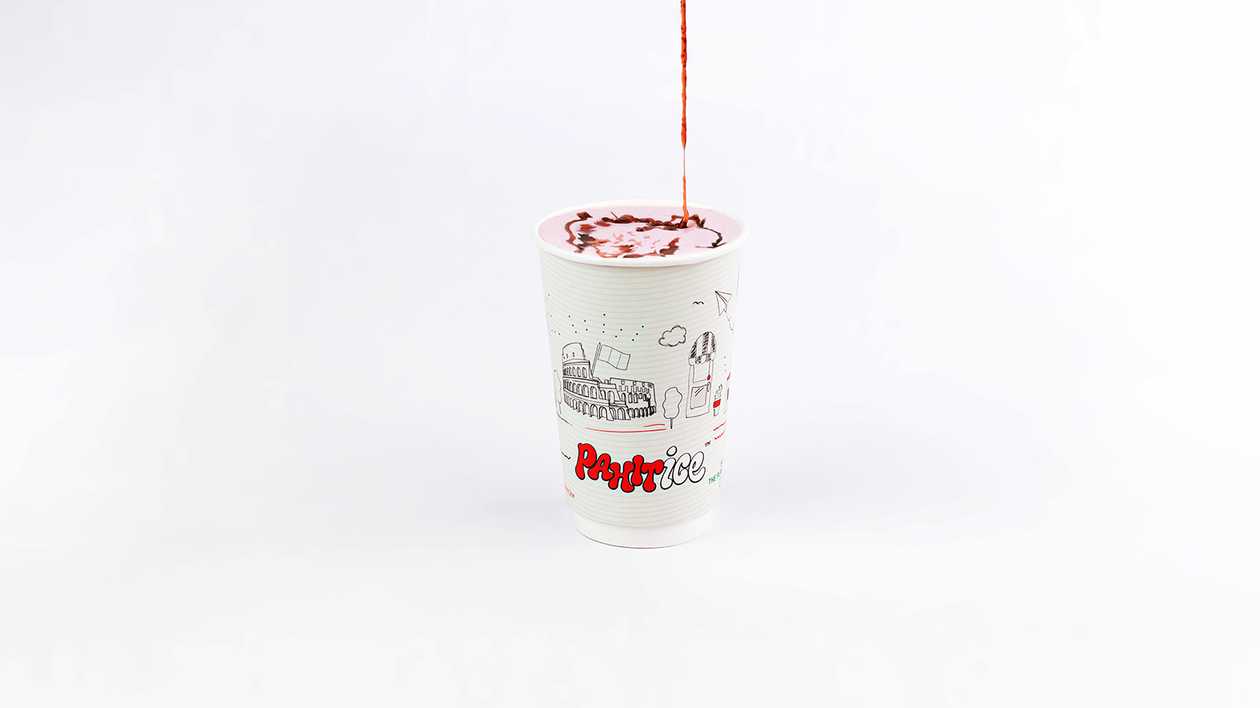 Rose Fraise Milkshake