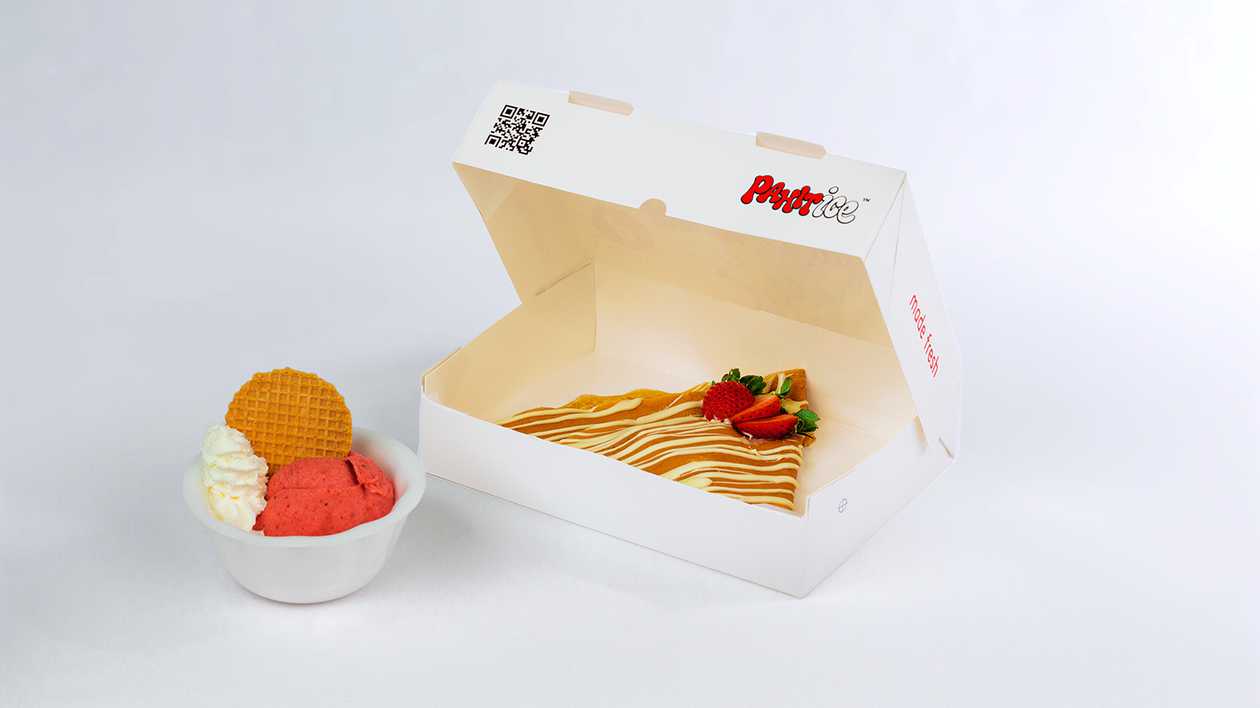 Strawberry and Cream Crepe