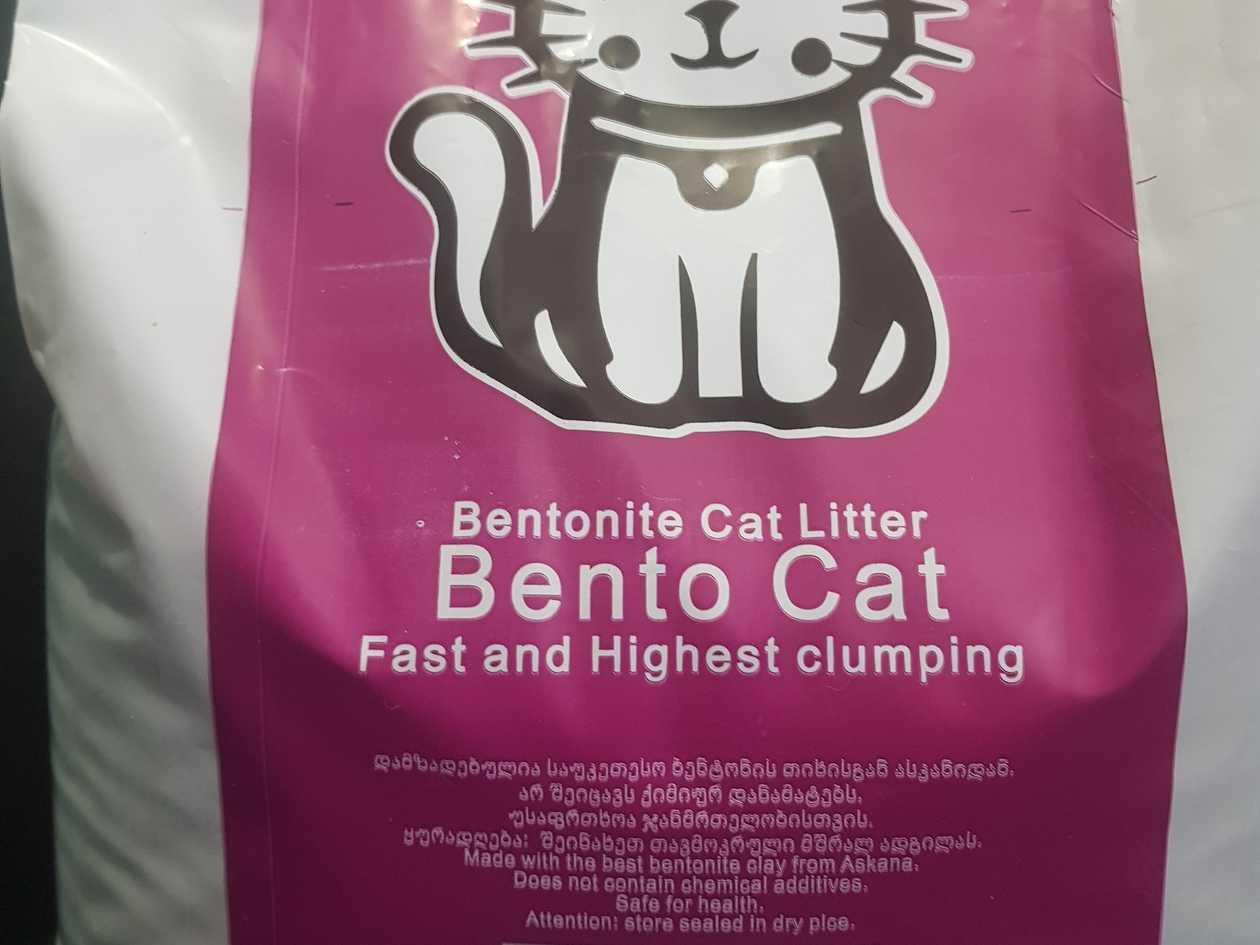 კატის ქვიშა ბენტოკატა5 კგ უსუნო - Bento Cat Litter 5 kg Unscented
