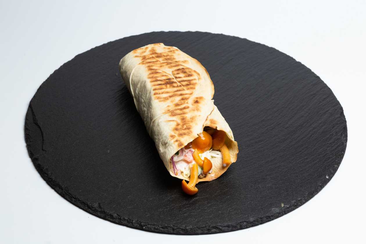 Vegetarian kebab (with mushrooms)