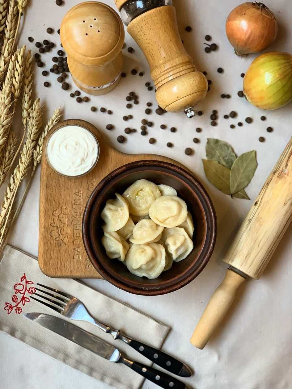 Пельмені з куркою та сиром