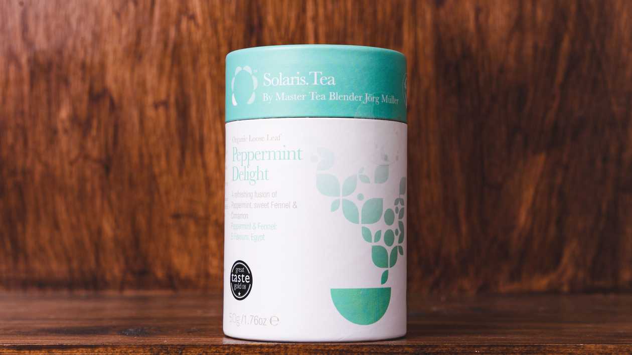 Organic Peppermint Delight Cylinder 50g
