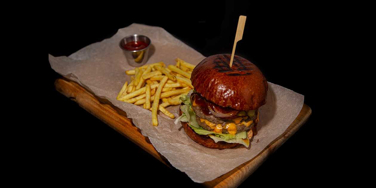 Double beef burger