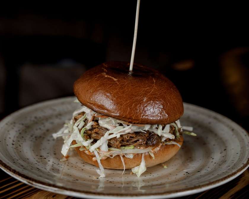 Pulled pork burger