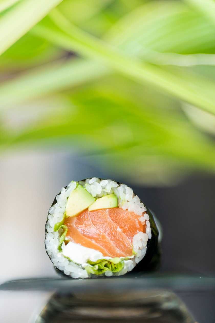 Futomaki with Philadelphia Salmon