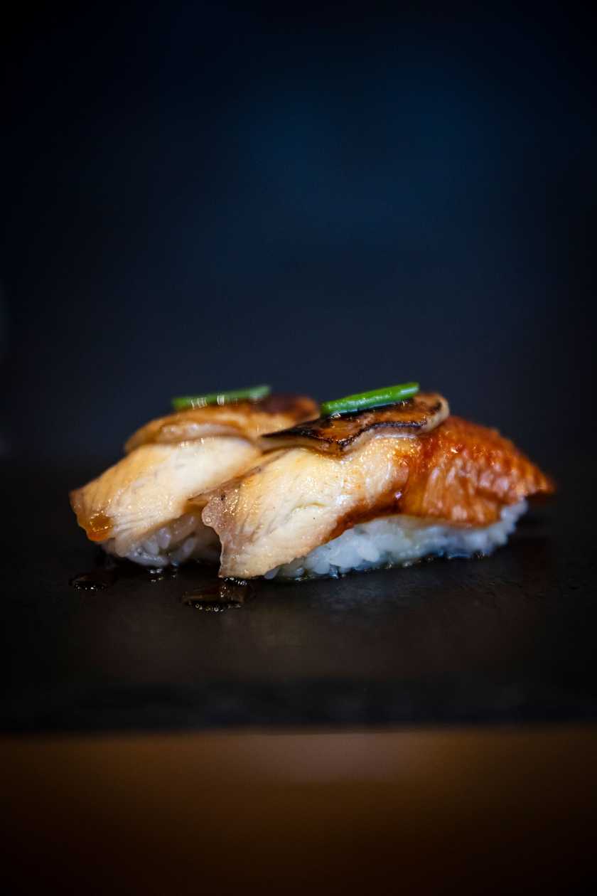 Eel Nigiri with Foie Gras