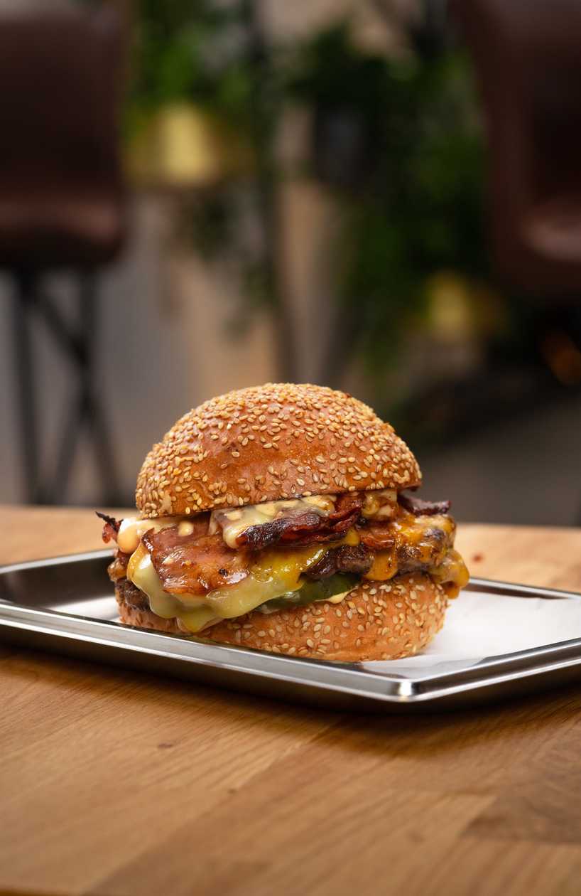 Chef's truck burger
