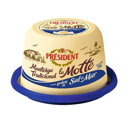 Manteiga La Motte Sal Mar President 250 gr