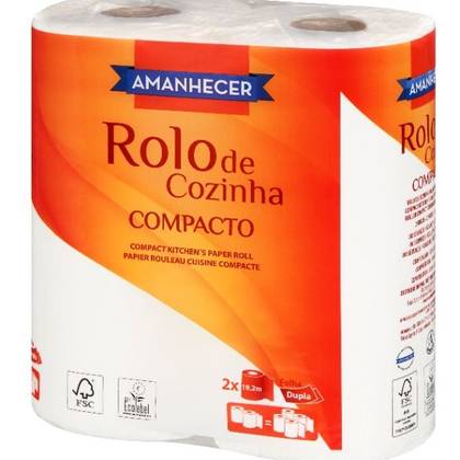 Rolo De Cozinha Compacto Amanhecer 2 Rolos