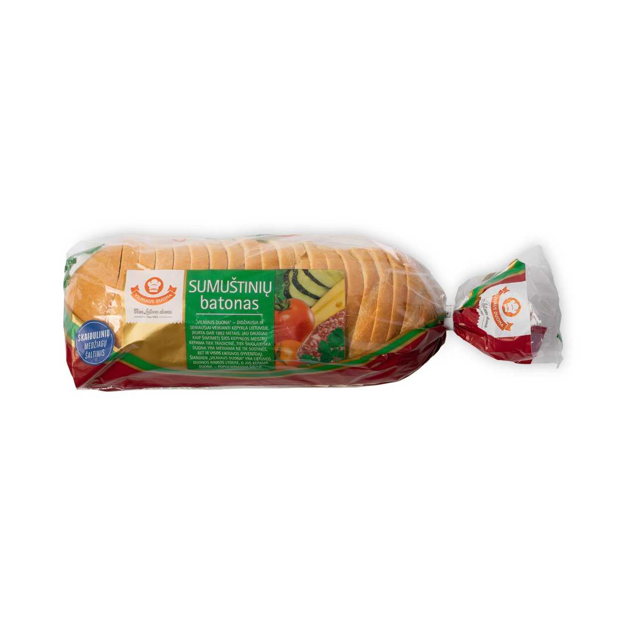 White Sandwich Bread VILNIAUS DUONA, 350g (expires soon)