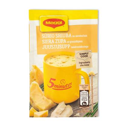Cheese Flavoured Instant Soup with Croutons MAGGI, 19g