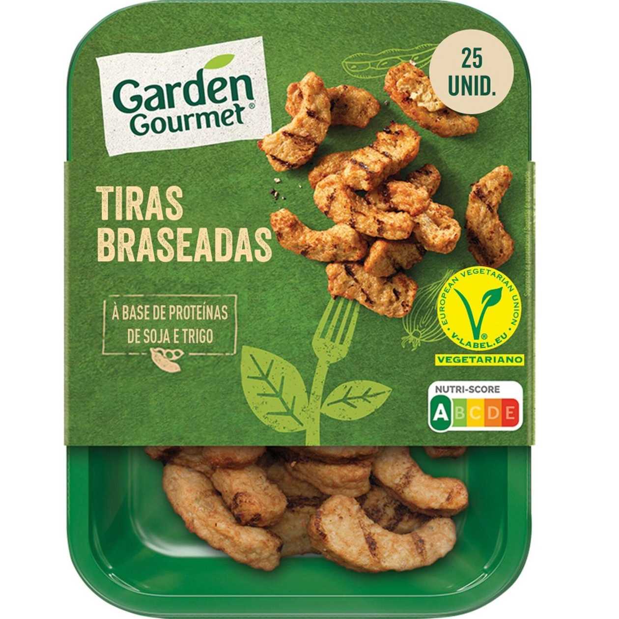 Tiras Braseadas Proteína Vegetal Garden Gourmet 175 gr