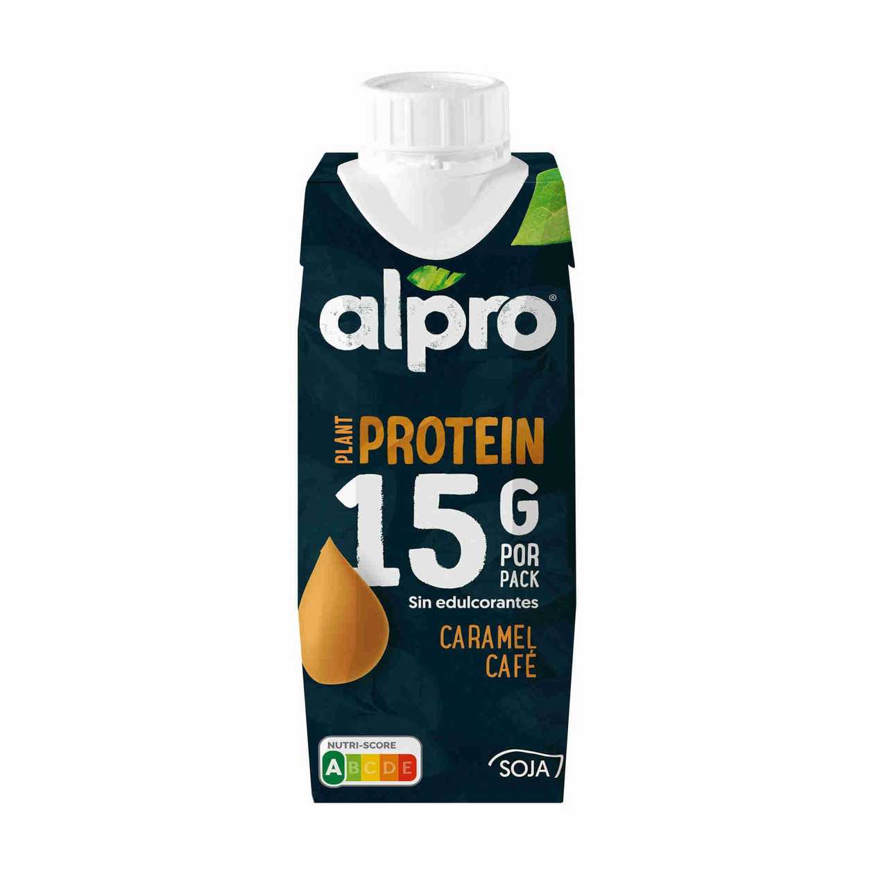 Bebida Vegetal de Soja Caramelo Café Proteína Alpro 250 ml
