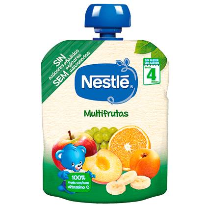 Saqueta De Fruta Multifrutas Nestlé 90 gr
