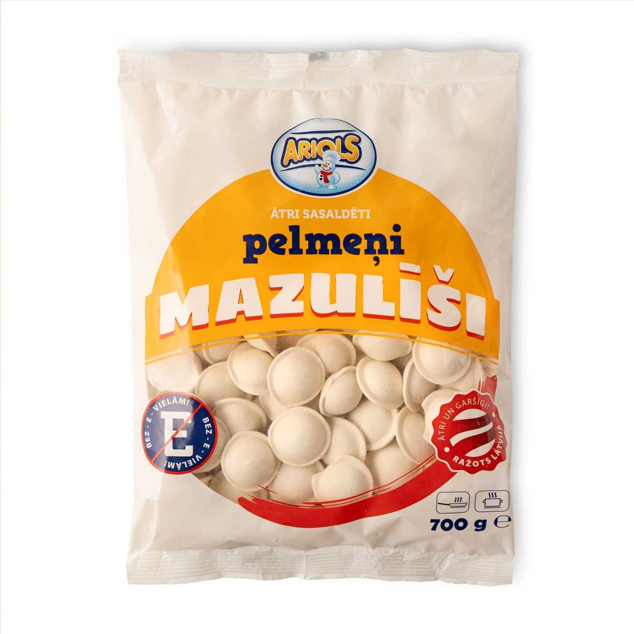 Dumplings Mazulīši, Ariols, 700 g