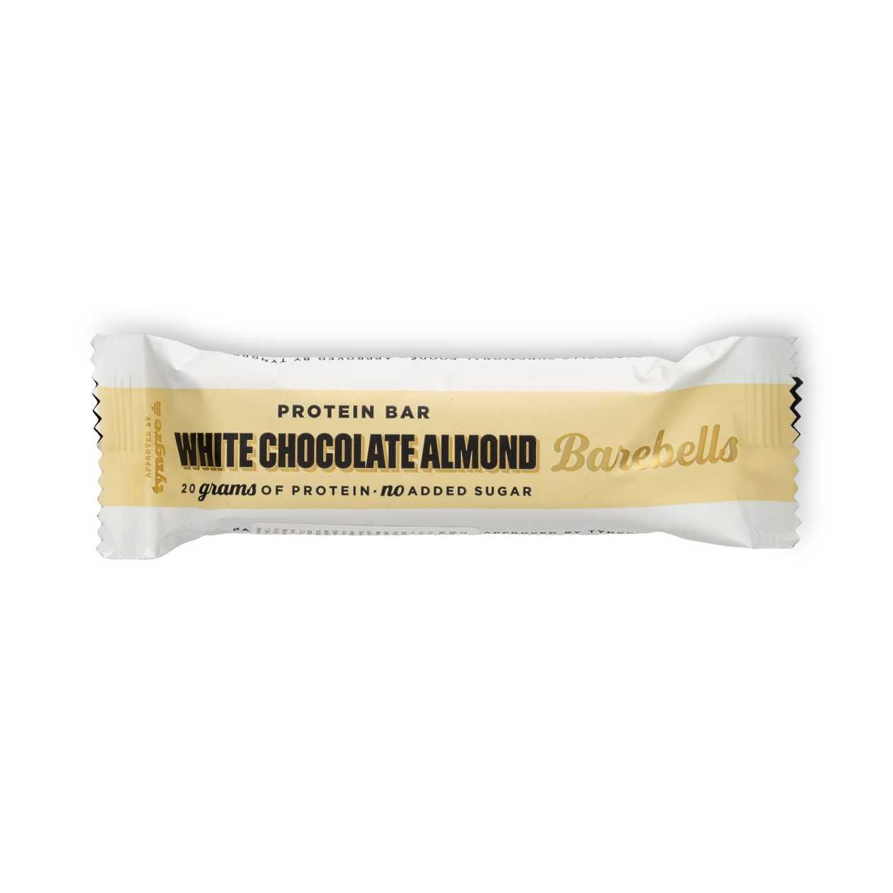 Protein bar with white chocolate and almonds, Barebells, 55 g