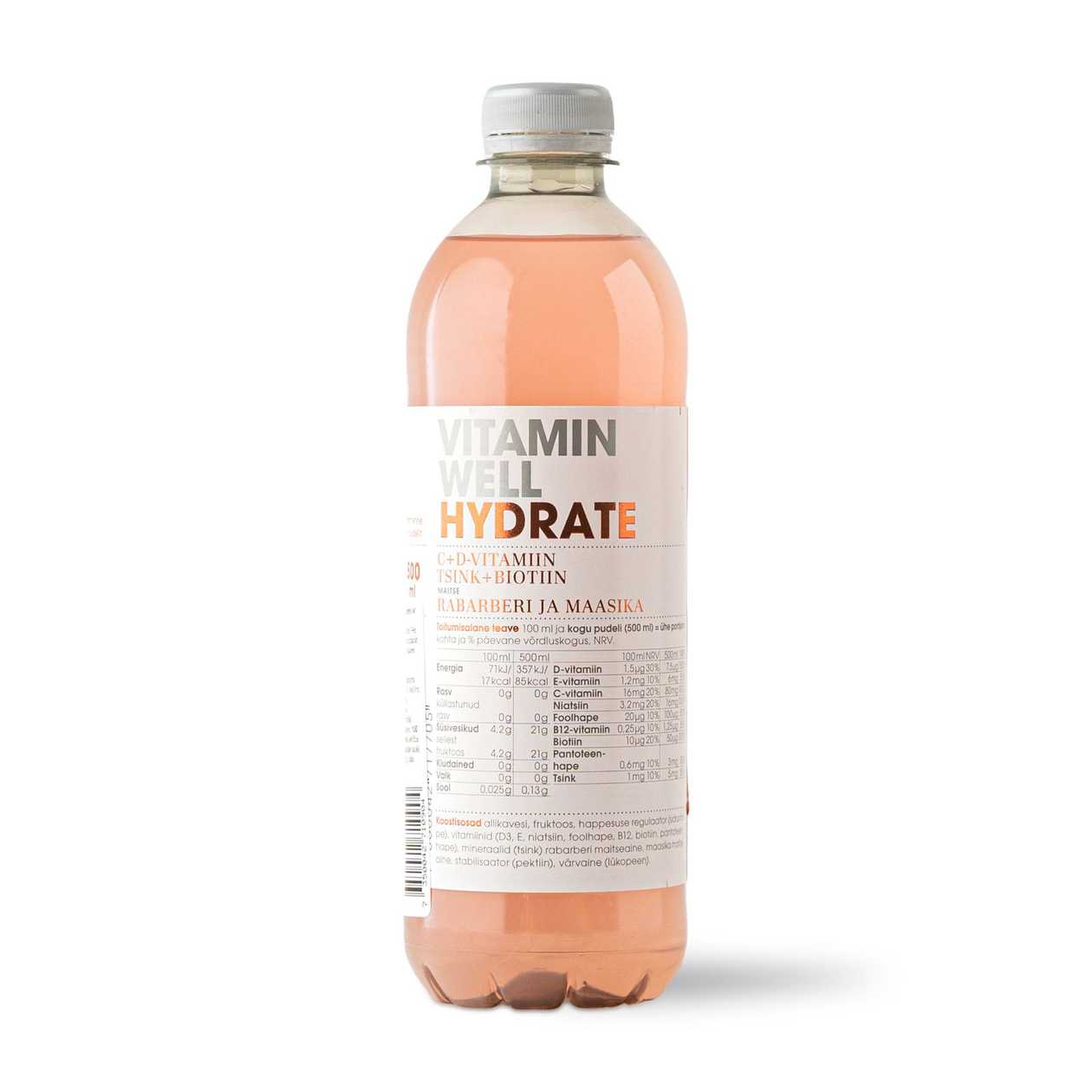Water "Hydrate", Vitamin Well, 500 ml (expires soon)