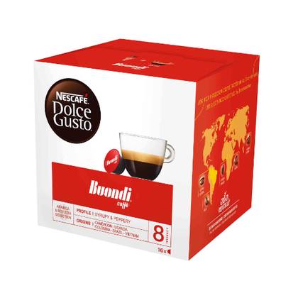 Cápsulas Café Buondi Dolce Gusto 16 un