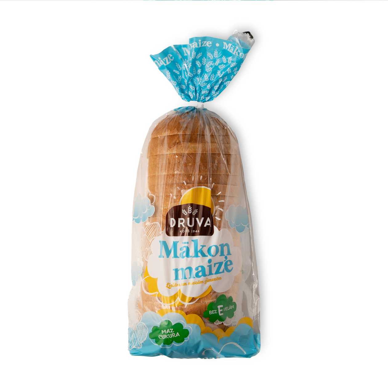 Baltmaize "Mākoņmaize", Druva, 500 g (termiņa atlaide)